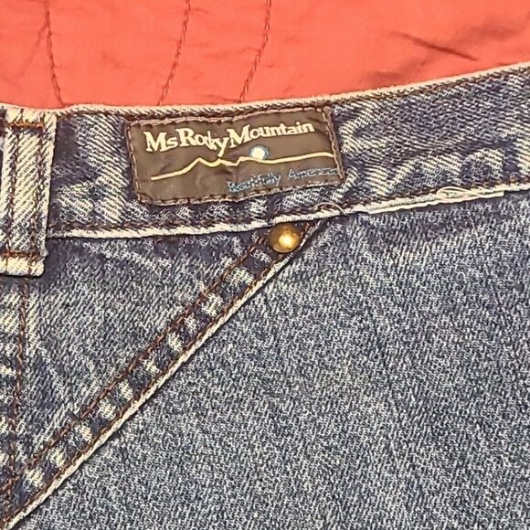 Vintage ROCKY MOUNTAIN JEANS HIGH WAIST BAREBACK WESTERN WOMENS 19/20 (33X29) - Picture 7 of 10